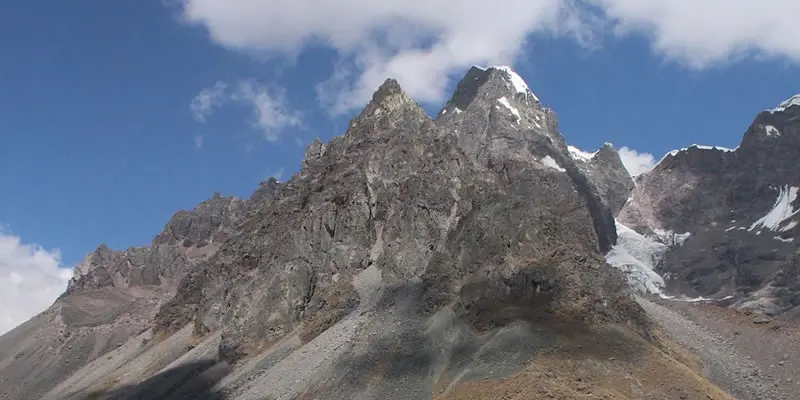 desaparición del nevado quilca